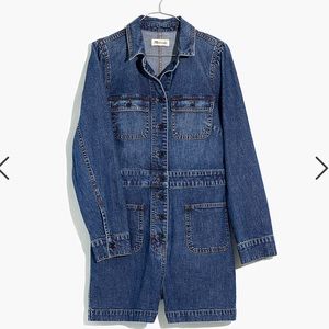 Madewell Long Sleeve Romper